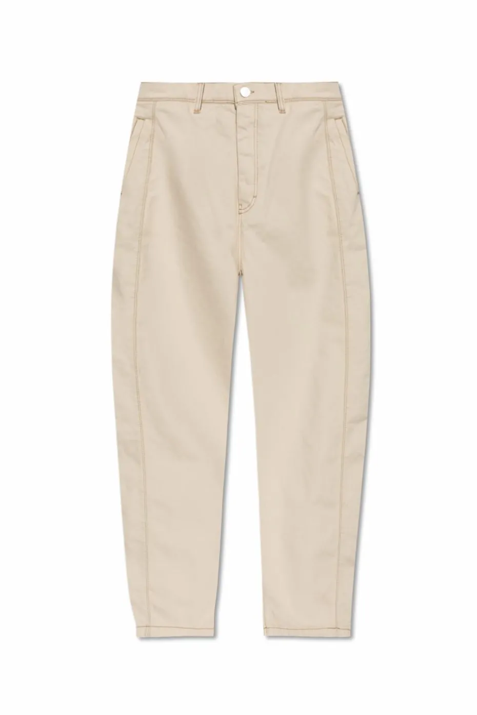 Ami Alexandre Mattiussi cream Straight-leg jeans