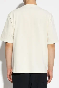 Ami Alexandre Mattiussi cream T-shirt with logo