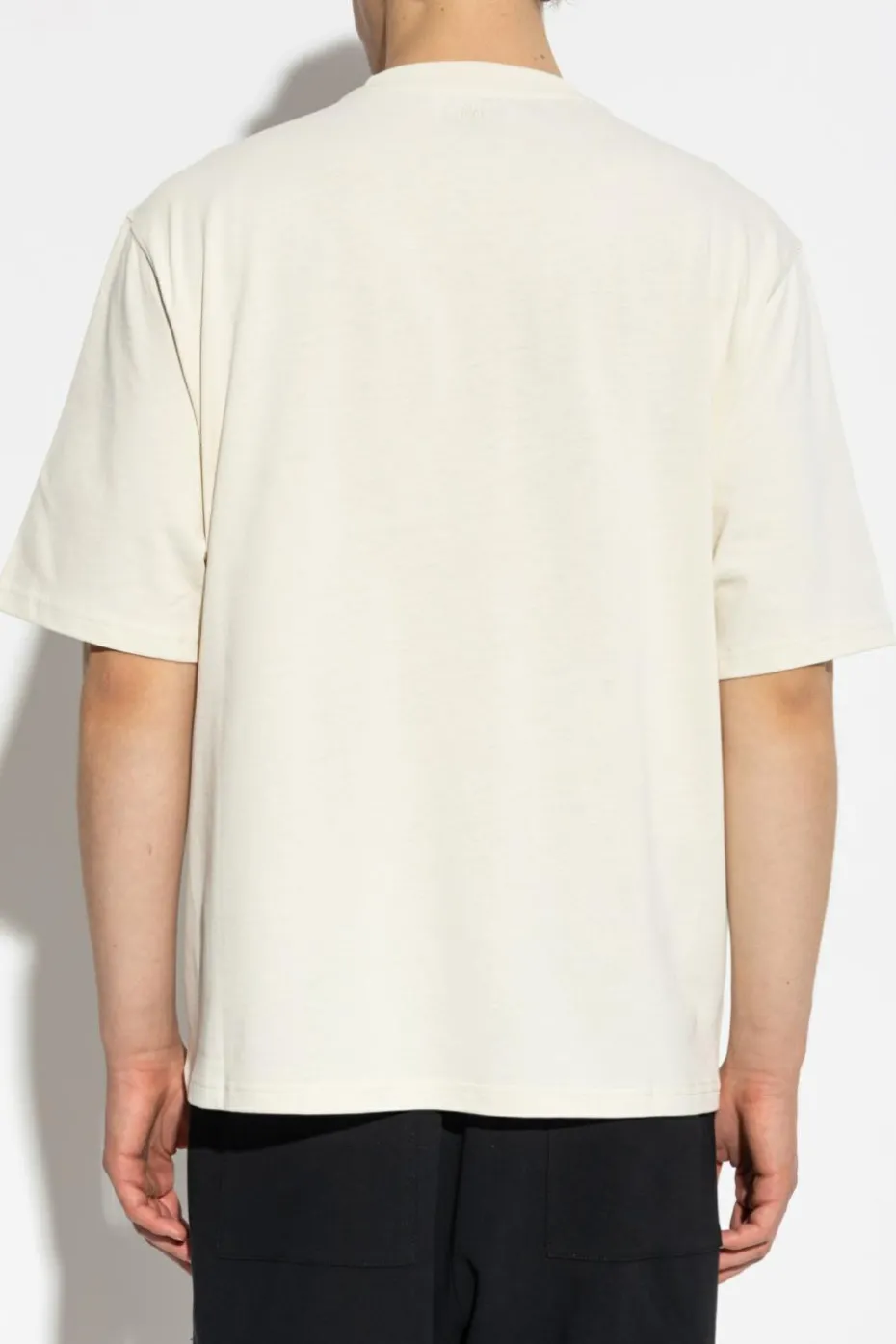 Ami Alexandre Mattiussi cream T-shirt with logo