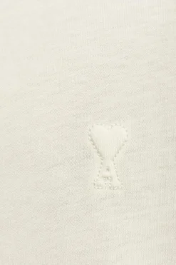 Ami Alexandre Mattiussi cream T-shirt with logo