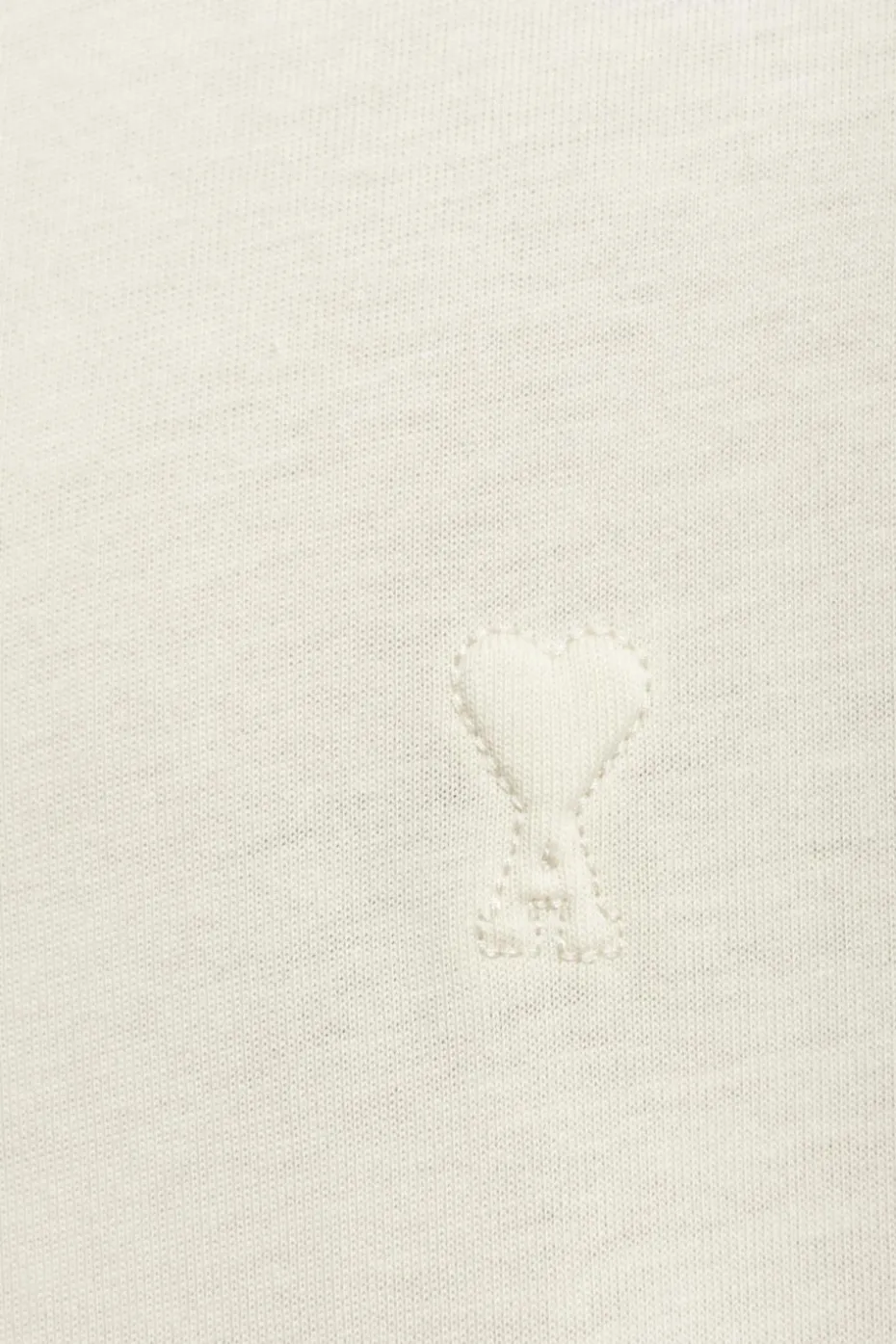 Ami Alexandre Mattiussi cream T-shirt with logo