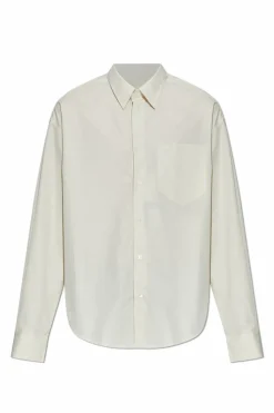 Ami Alexandre Mattiussi cream Shirt with logo