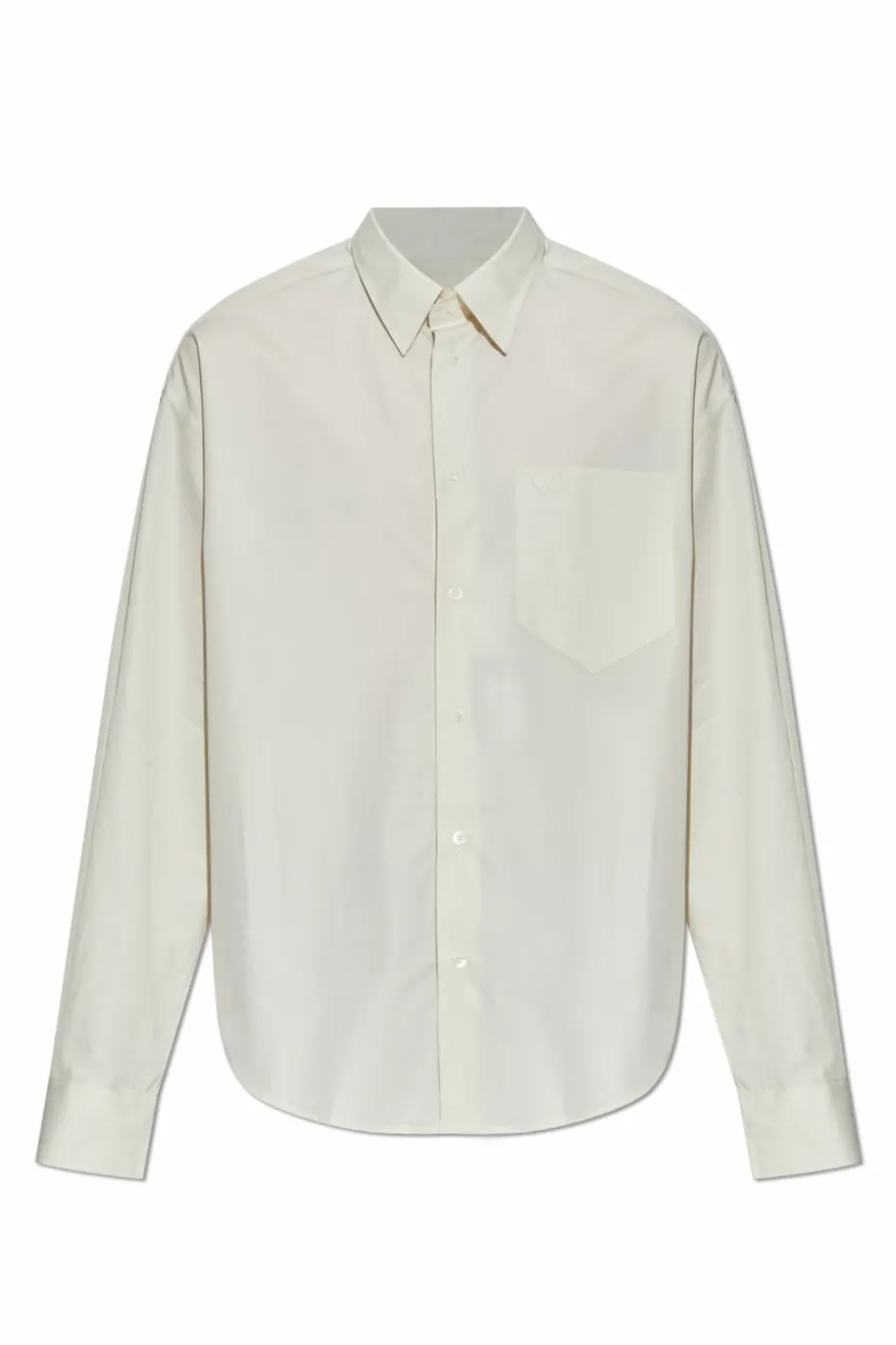 Ami Alexandre Mattiussi cream Shirt with logo