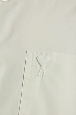 Ami Alexandre Mattiussi cream Shirt with logo