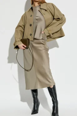Ami Alexandre Mattiussi GREY Skirt with stitching