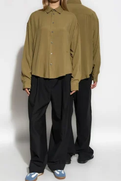 Ami Alexandre Mattiussi GREEN Shirt with logo