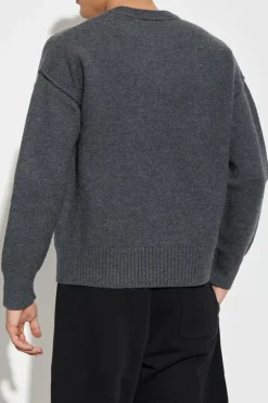 Ami Alexandre Mattiussi GREY Wool sweater