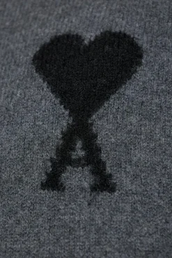 Ami Alexandre Mattiussi GREY Wool sweater
