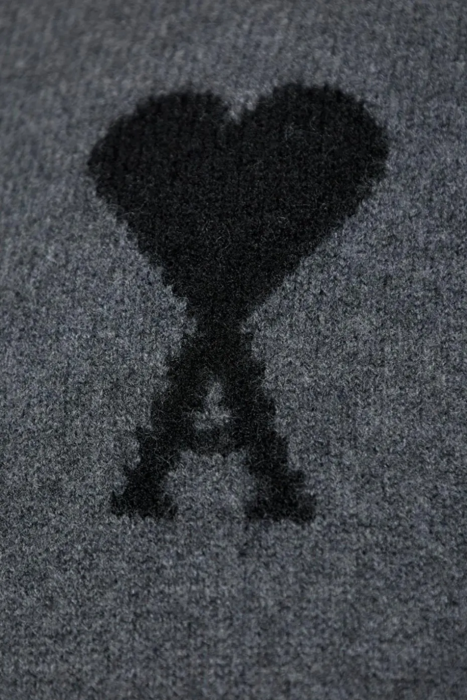 Ami Alexandre Mattiussi GREY Wool sweater