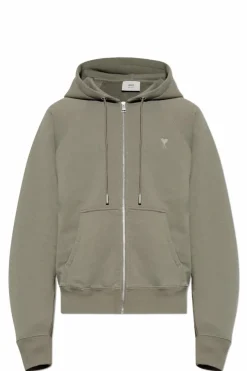 Ami Alexandre Mattiussi GREY Sweatshirt with logo