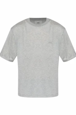 Ami Alexandre Mattiussi GREY T-shirt with logo