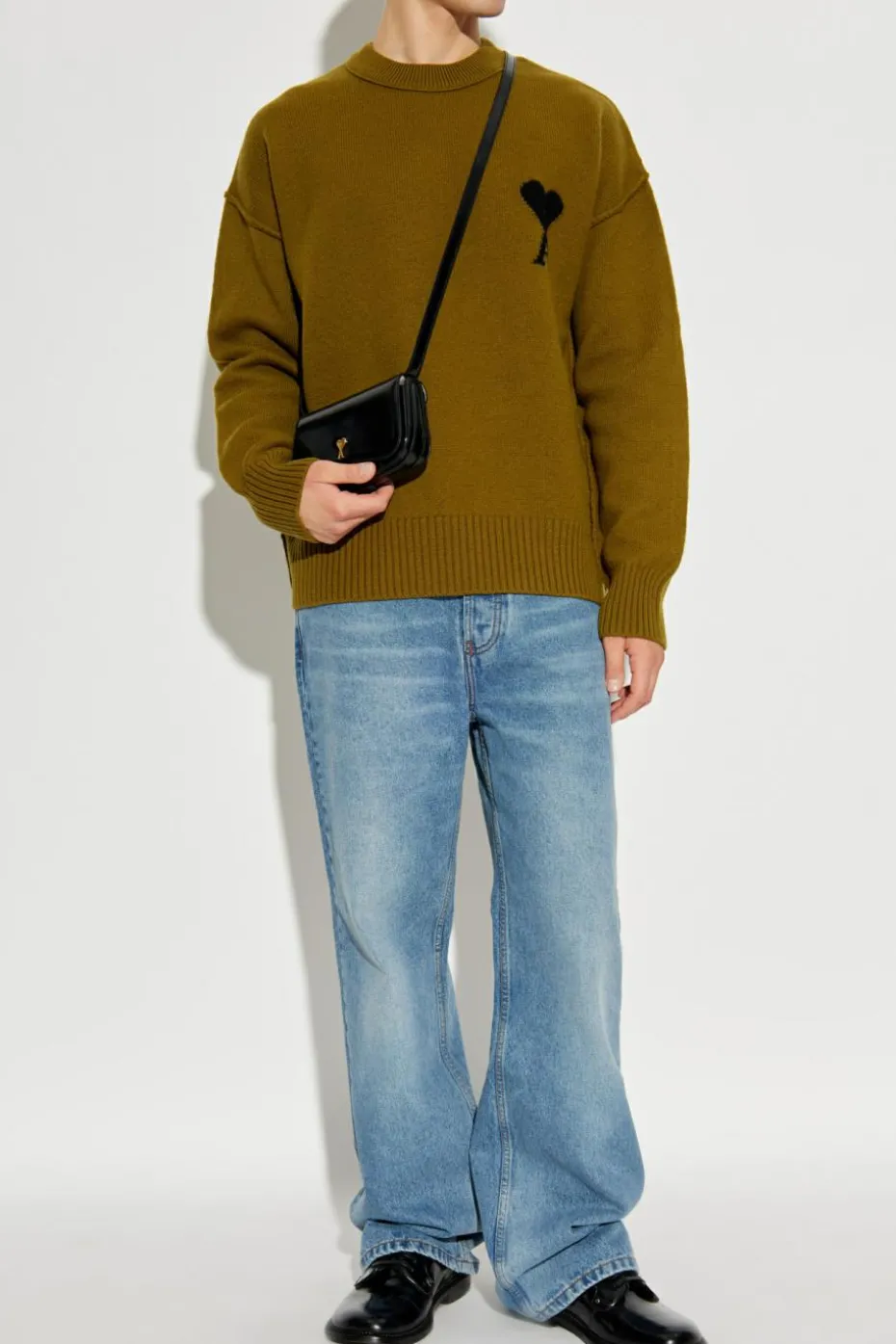 Ami Alexandre Mattiussi GREEN Wool sweater