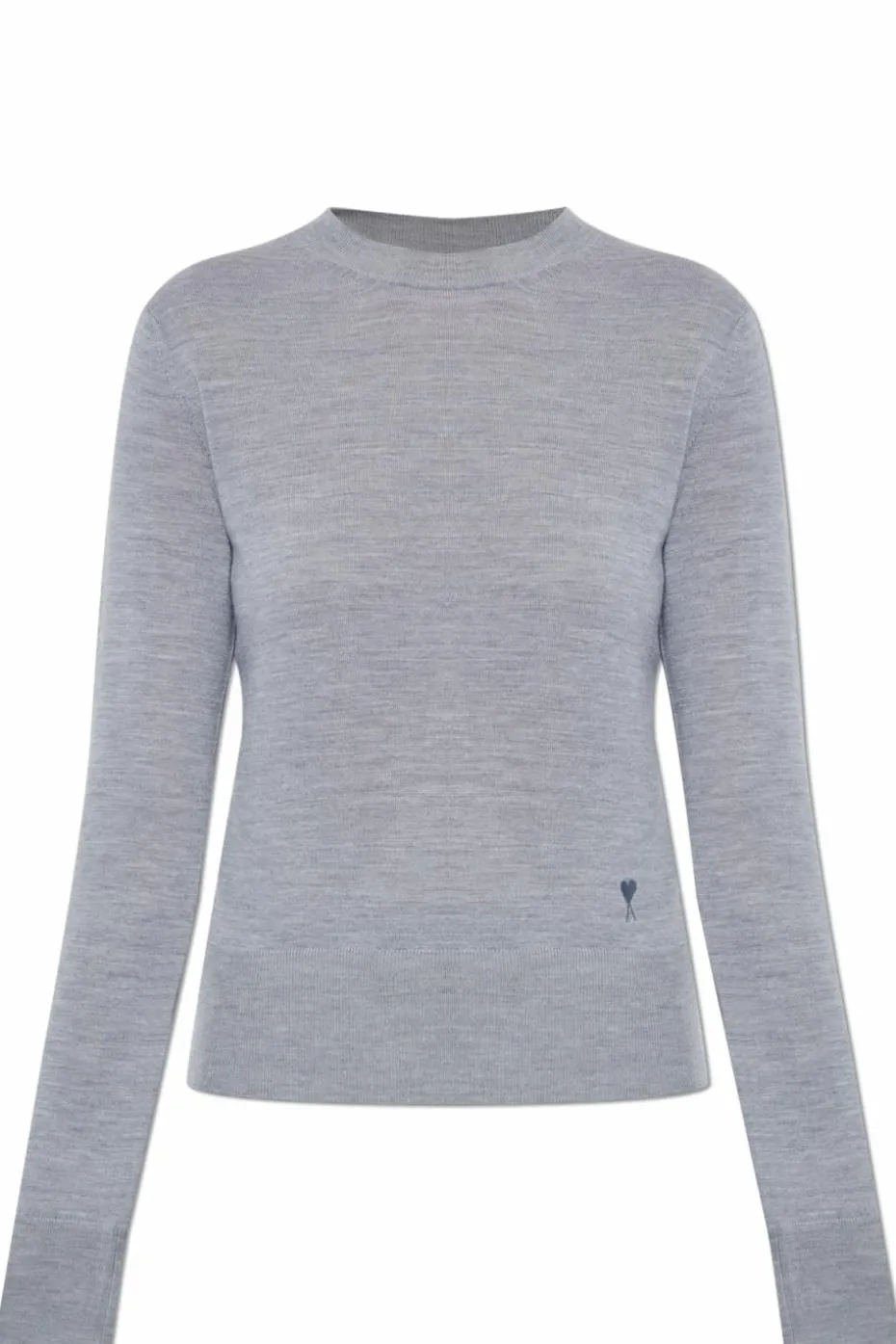 Ami Alexandre Mattiussi GREY Thin wool sweater