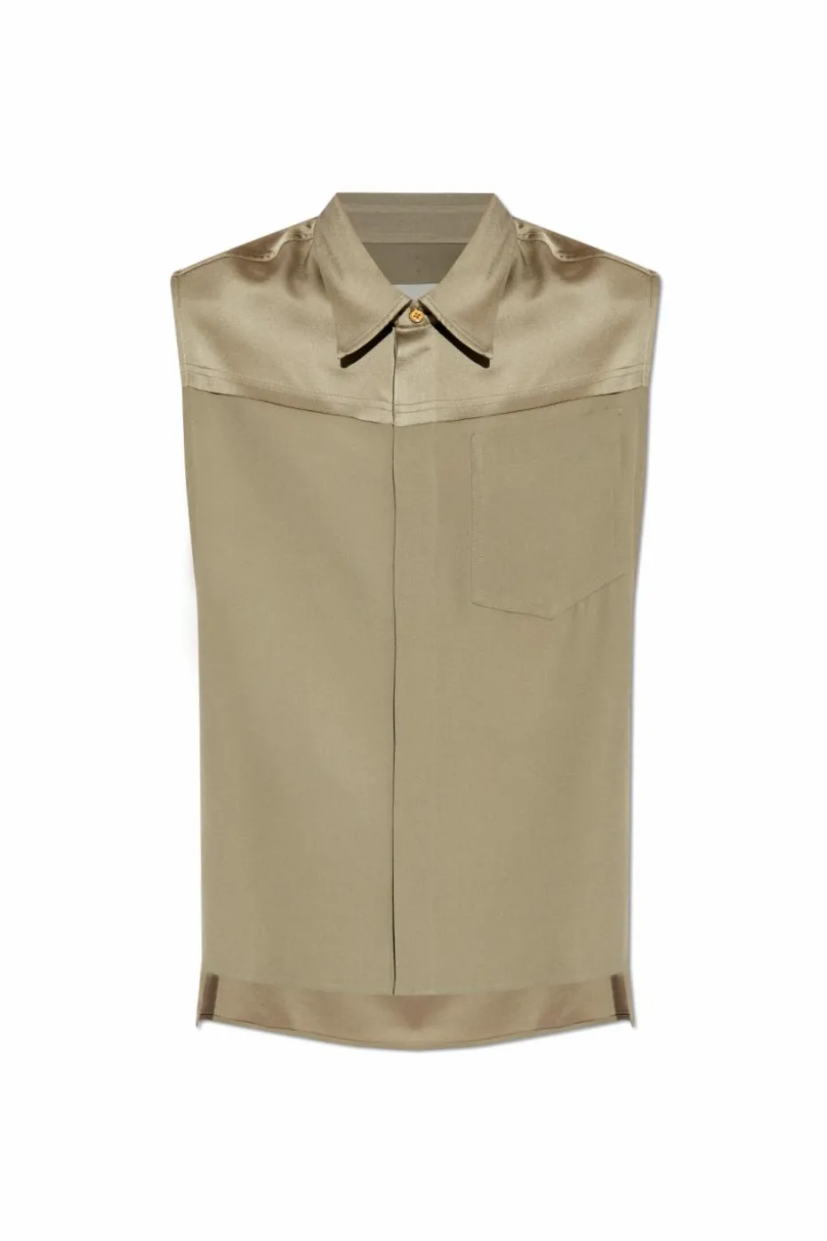Ami Alexandre Mattiussi GREEN Sleeveless shirt