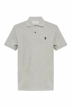 Ami Alexandre Mattiussi GREY Polo with logo