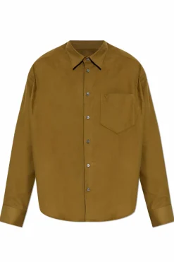 Ami Alexandre Mattiussi GREEN Shirt with logo