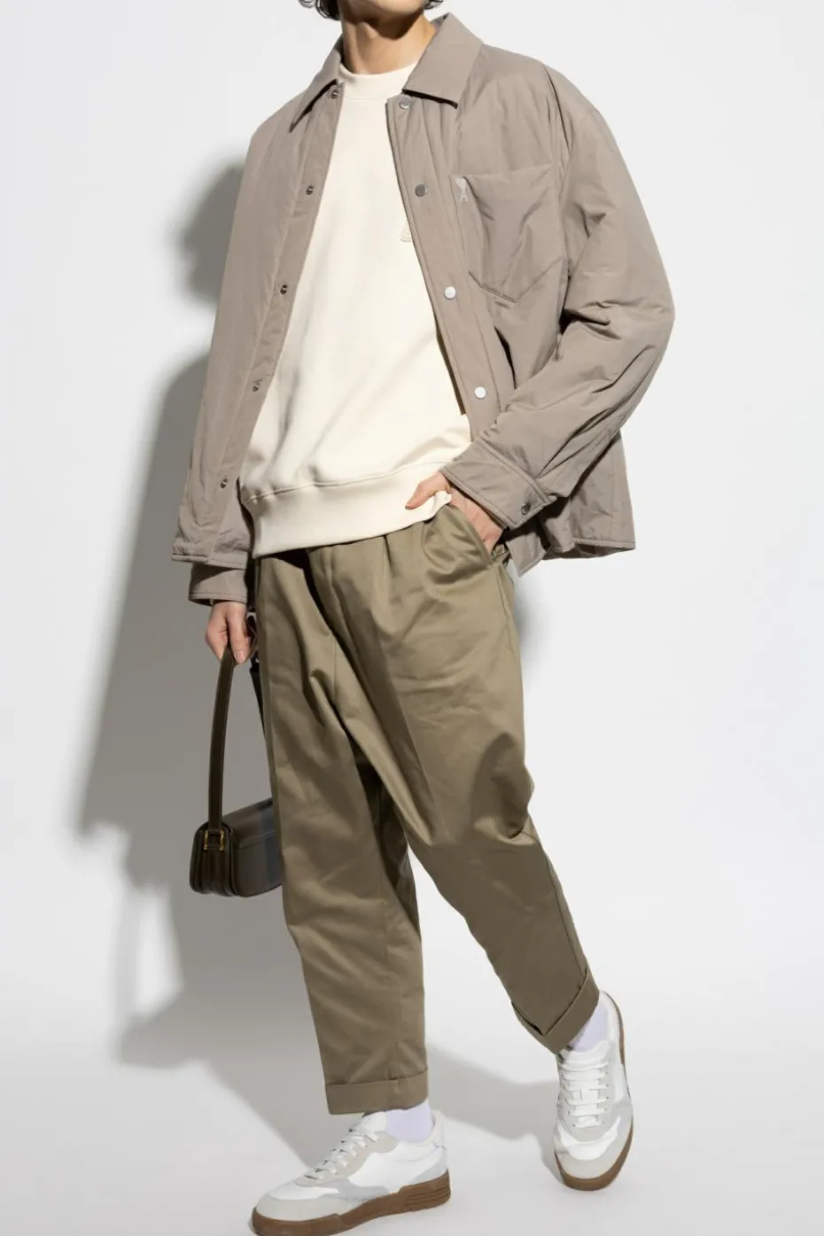 Ami Alexandre Mattiussi GREY Jacket with logo