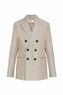 Ami Alexandre Mattiussi GREY Double-breasted blazer