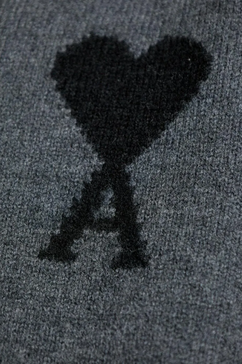 Ami Alexandre Mattiussi GREY Wool cardigan
