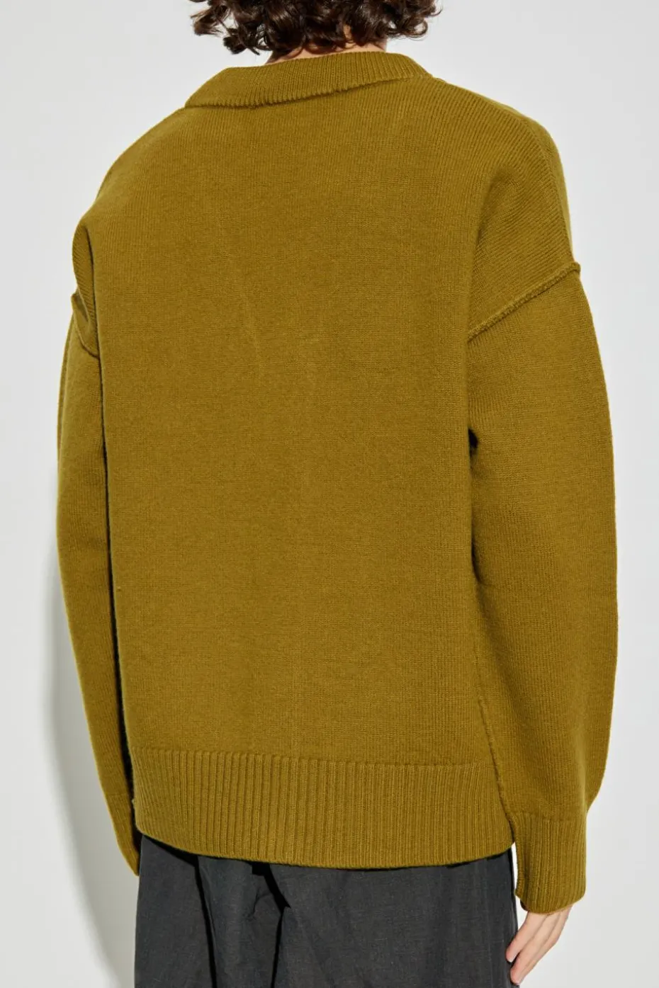Ami Alexandre Mattiussi GREEN Wool cardigan