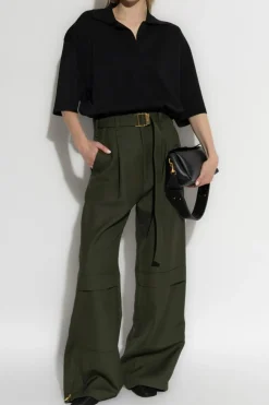 Ami Alexandre Mattiussi GREEN Wool pants
