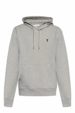 Ami Alexandre Mattiussi GREY Sweatshirt with logo