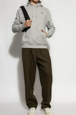 Ami Alexandre Mattiussi GREY Sweatshirt with logo