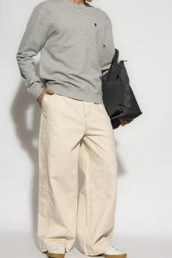 Ami Alexandre Mattiussi GREY Sweatshirt with logo