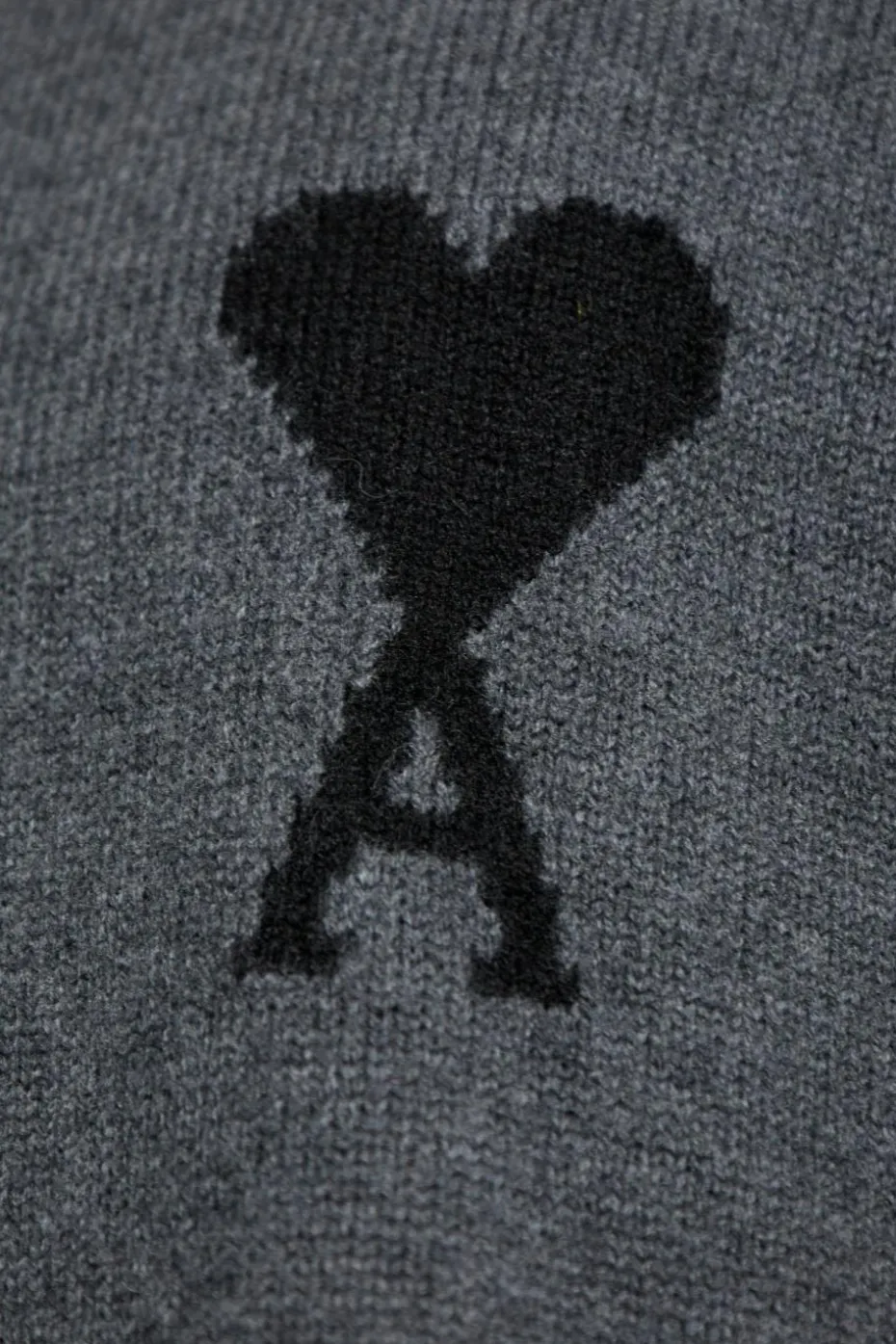 Ami Alexandre Mattiussi GREY Wool turtleneck