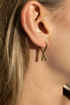 Ami Alexandre Mattiussi GOLD Brass earrings