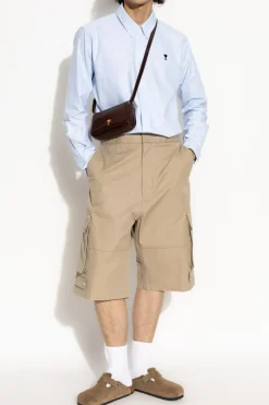 Ami Alexandre Mattiussi light blue Shirt with logo
