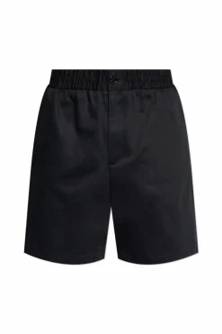 Ami Alexandre Mattiussi NAVY BLUE Shorts with pockets