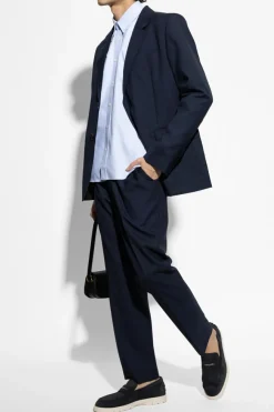 Ami Alexandre Mattiussi NAVY BLUE Wool blazer
