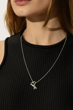 Ami Alexandre Mattiussi SILVER Necklace with logo