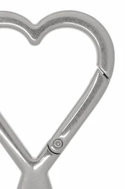Ami Alexandre Mattiussi SILVER Logo-shaped keyring