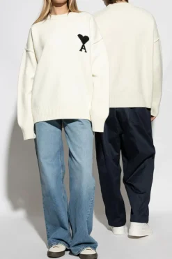 Ami Alexandre Mattiussi WHITE Wool sweater