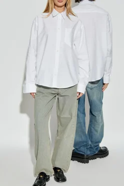 Ami Alexandre Mattiussi WHITE Shirt with logo