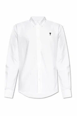 Ami Alexandre Mattiussi WHITE Cotton shirt with logo