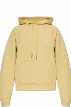 Ami Alexandre Mattiussi YELLOW Sweatshirt with logo