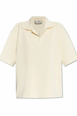 Ami Alexandre Mattiussi YELLOW Short Sleeve Polo