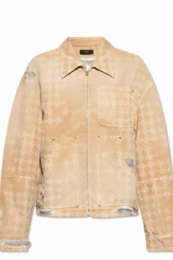 Amiri beige Monogram jacket