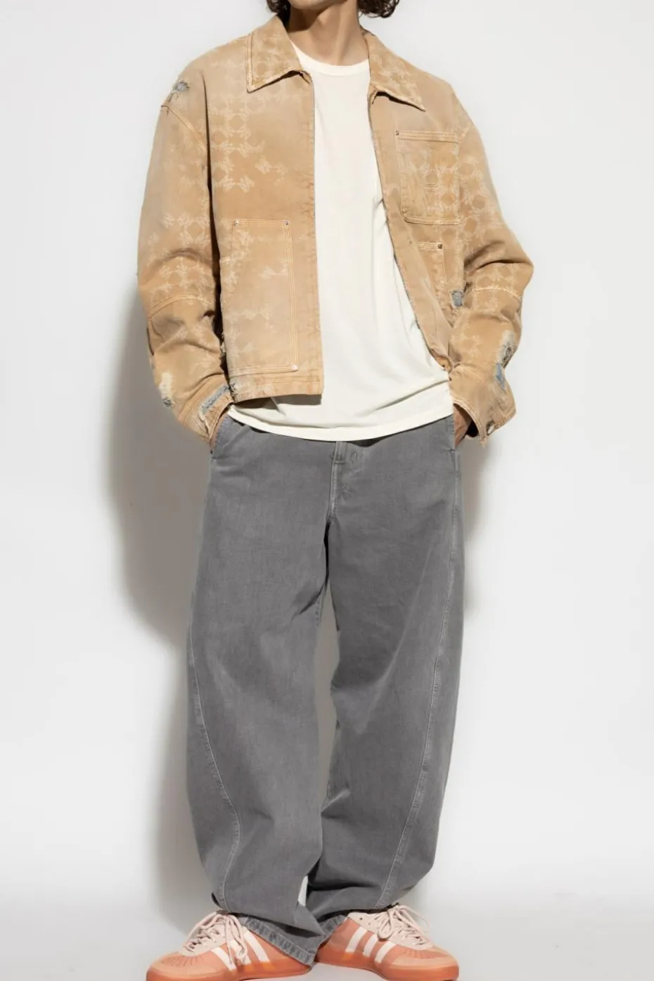 Amiri beige Monogram jacket