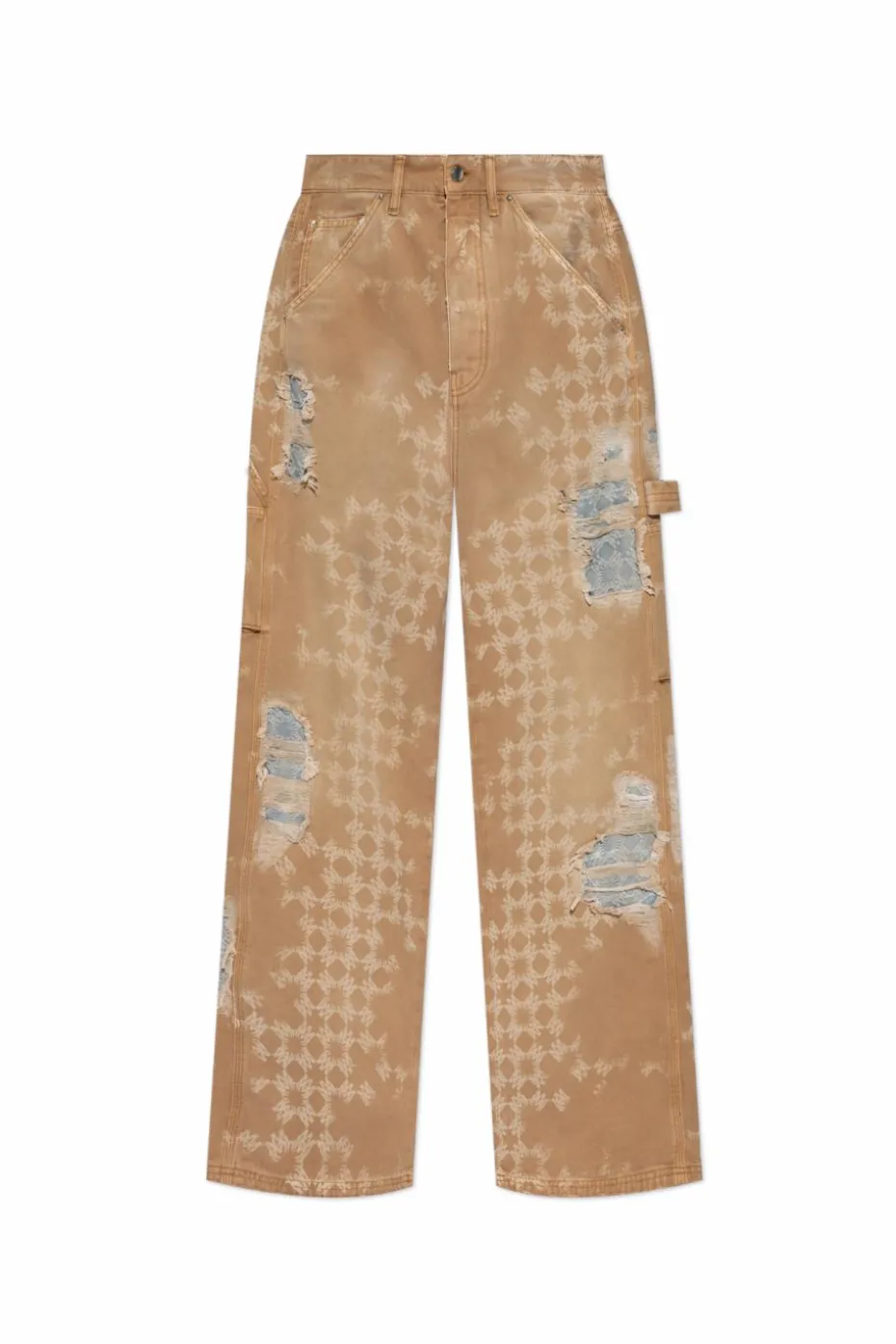 Amiri beige Pants with logo