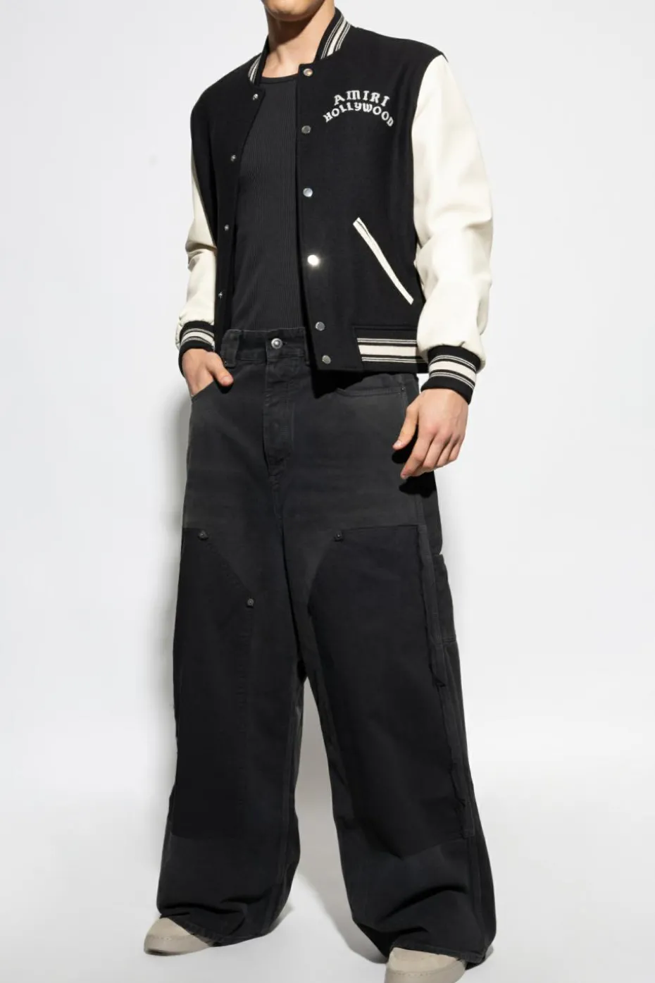 Amiri BLACK Bomber jacket