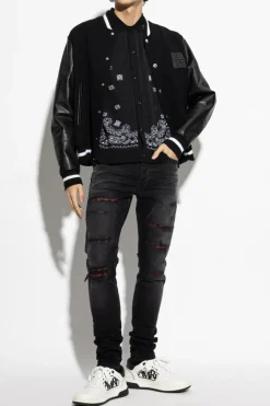 Amiri BLACK Jeans with vintage effect