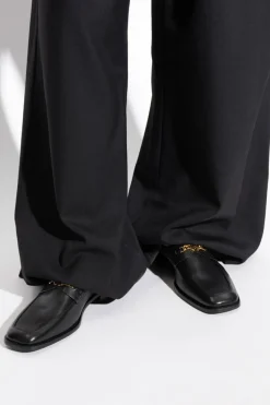Amiri BLACK Leather shoes Ma Slip On