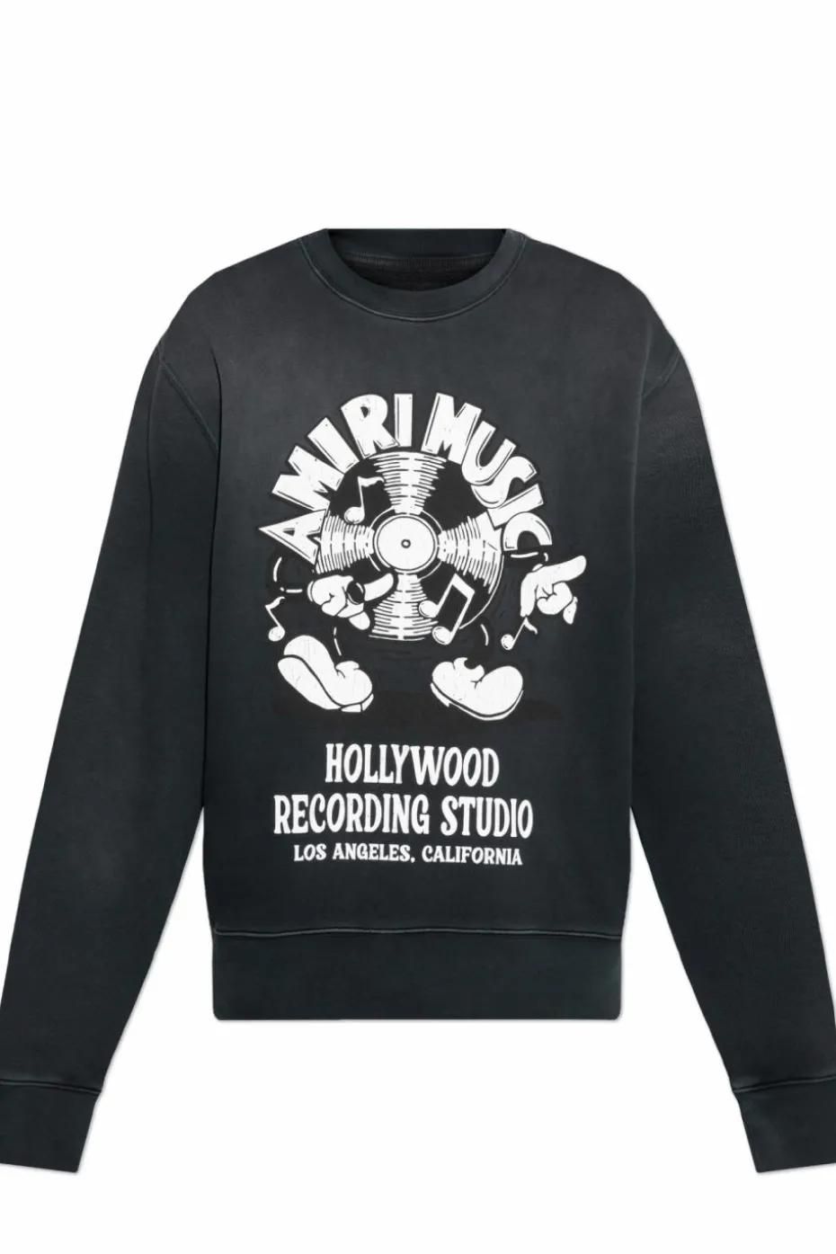 Amiri BLACK Printed sweatshirt