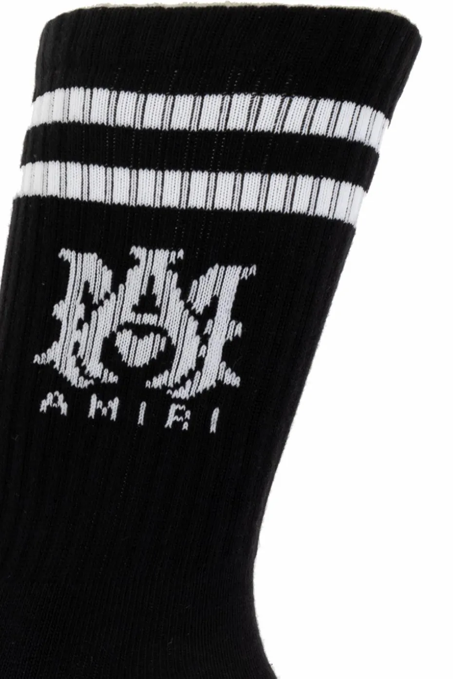Amiri BLACK Socks with logo