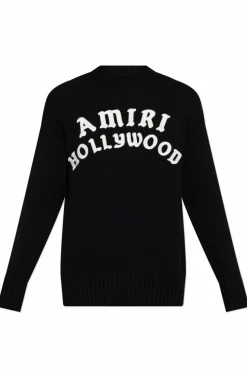 Amiri BLACK Sweater with logo