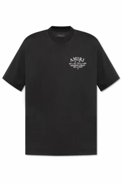 Amiri BLACK T-shirt with logo